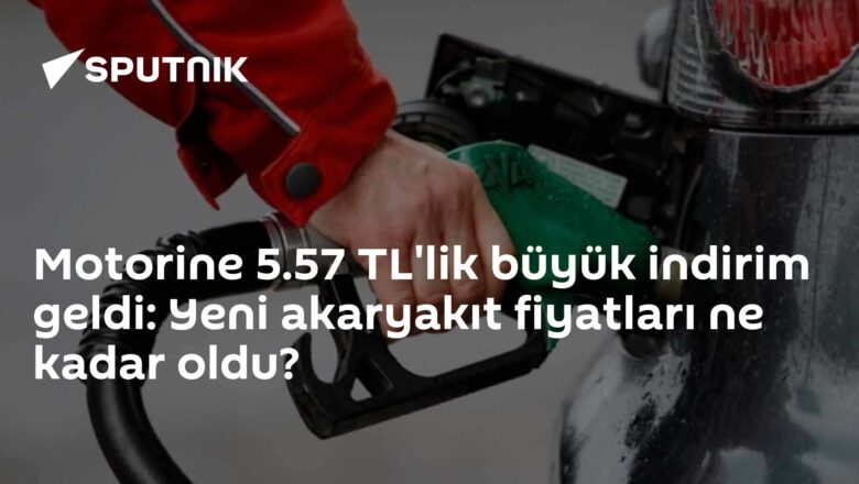 motorin fiyat indirimi